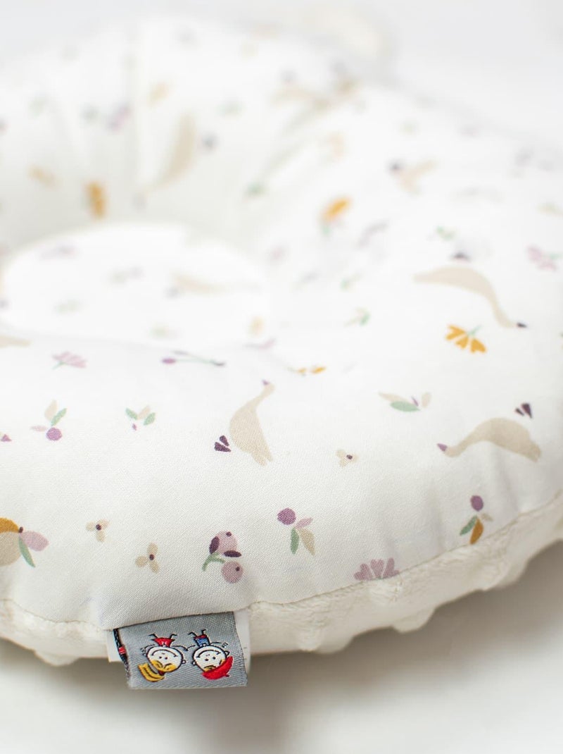 Cuscino anti plagiocefalia reversibile in minky per neonati sidonia | sevira kids | sevira kids Ecru - Kiabi