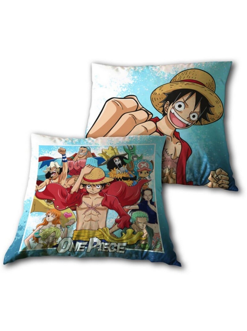 Cuscino Bambino One Piece Decorativo 100% Cotone 40x40 cm Multicolore - Kiabi