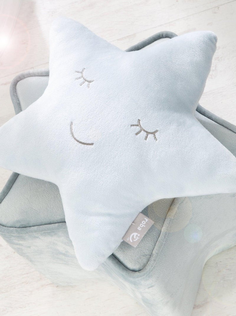 Cuscino bimbo stella ricamata – "Roba Style" Blu chiaro - Kiabi