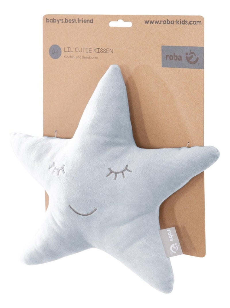 Cuscino bimbo stella ricamata – "Roba Style" Blu chiaro - Kiabi