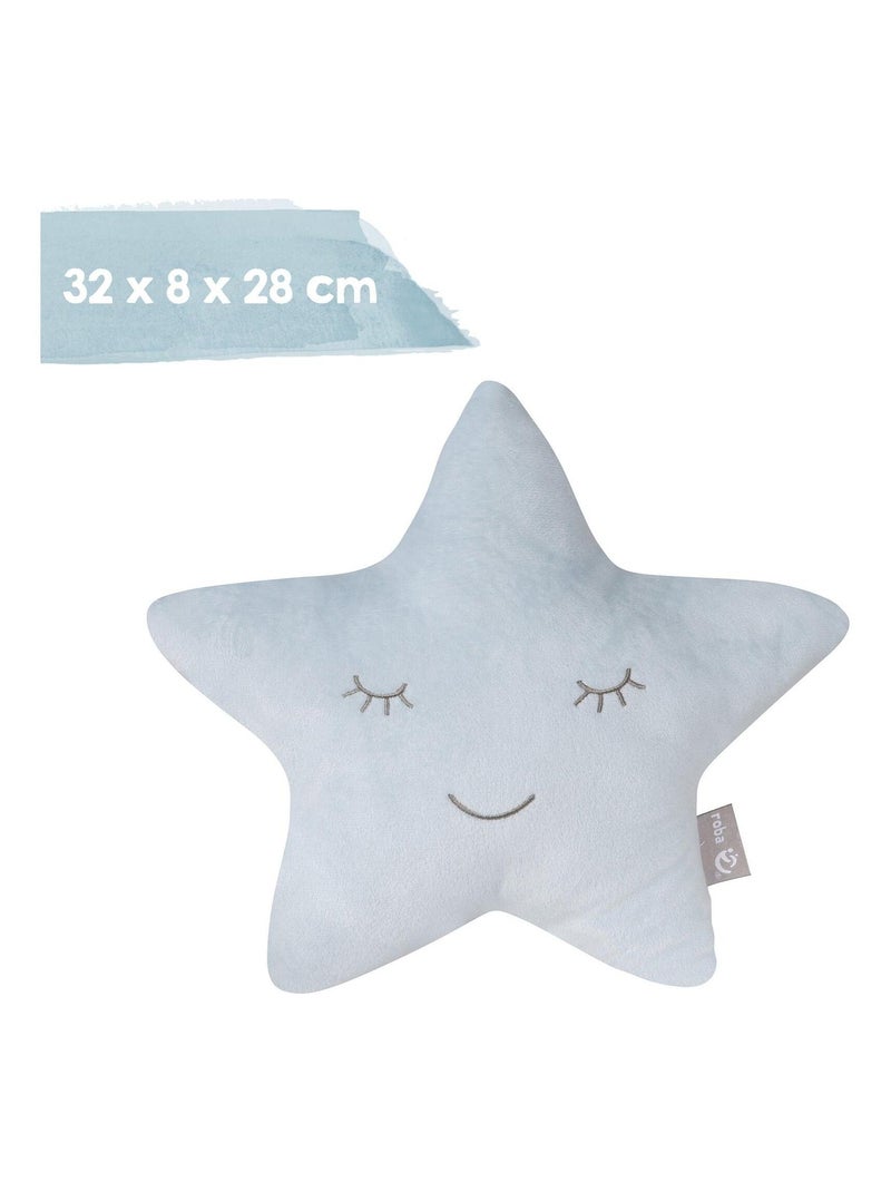 Cuscino bimbo stella ricamata – "Roba Style" Blu chiaro - Kiabi