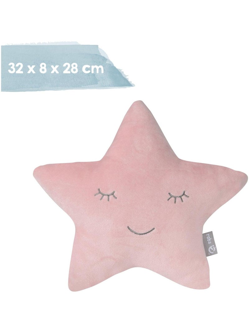 Cuscino bimbo stella ricamata – "Roba Style" Rosa pallido - Kiabi