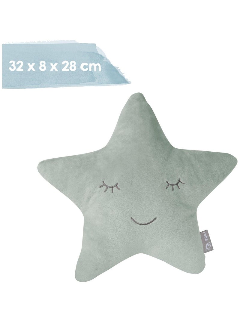 Cuscino bimbo stella ricamata – "Roba Style" Verde acqua - Kiabi
