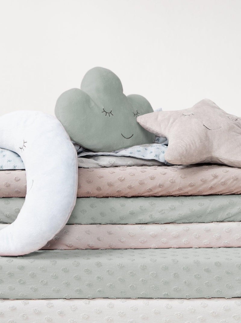 Cuscino bimbo stella ricamata – "Roba Style" Verde acqua - Kiabi
