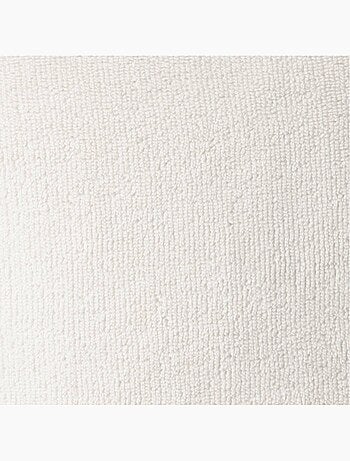 Cuscino bouclette con pelliccia riccia beige 45x45cm