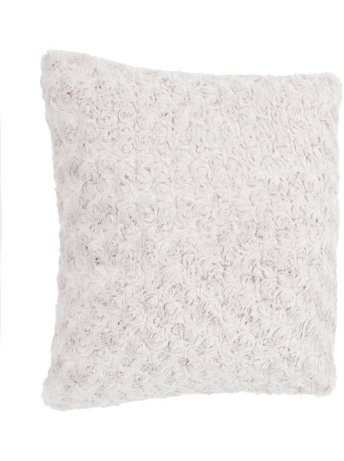 Cuscino bouclette con pelliccia riccia beige 45x45cm - Kiabi Cuscino bouclette con pelliccia riccia beige 45x45cm - Kiabi