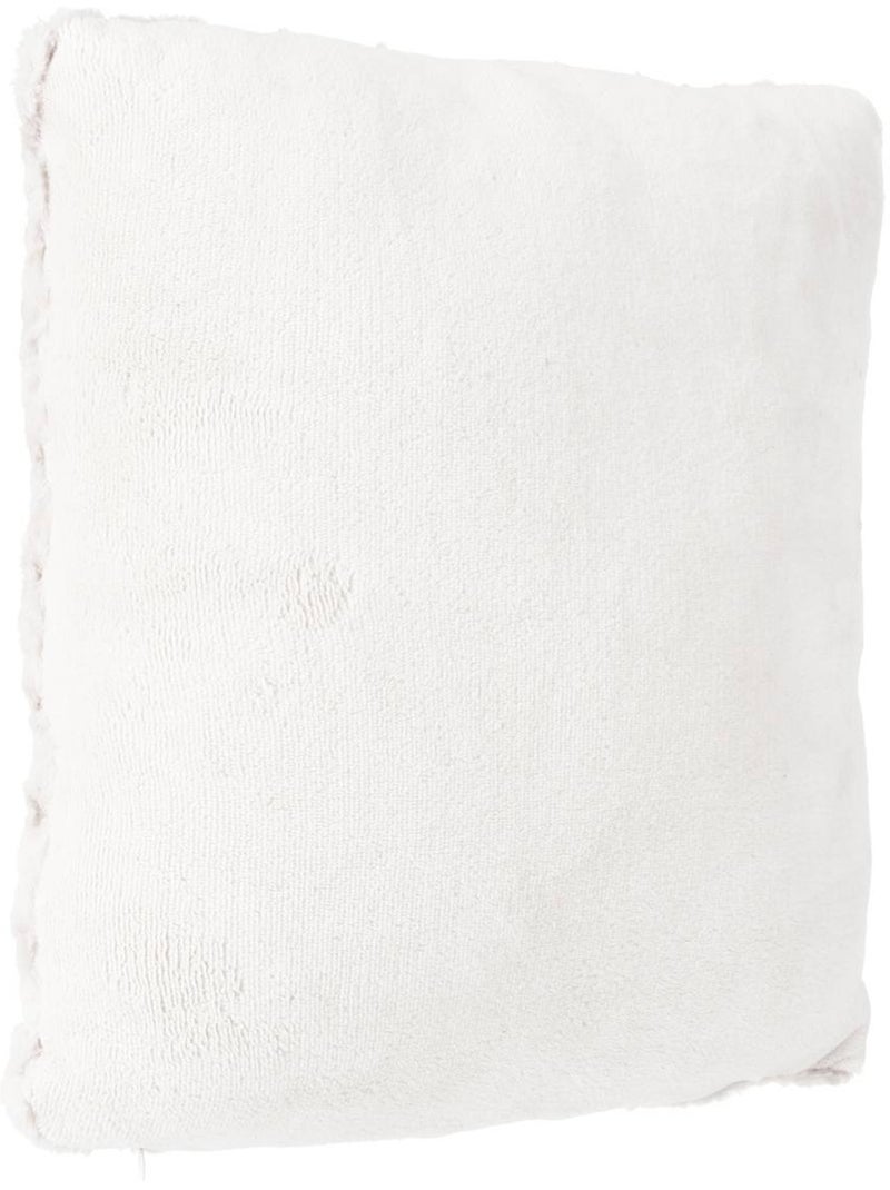 Cuscino bouclette con pelliccia riccia beige 45x45cm Ecru - Kiabi