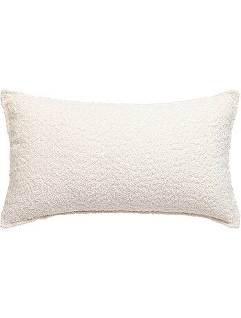 Cuscino bouclette soana bianco avorio 30x50 cm