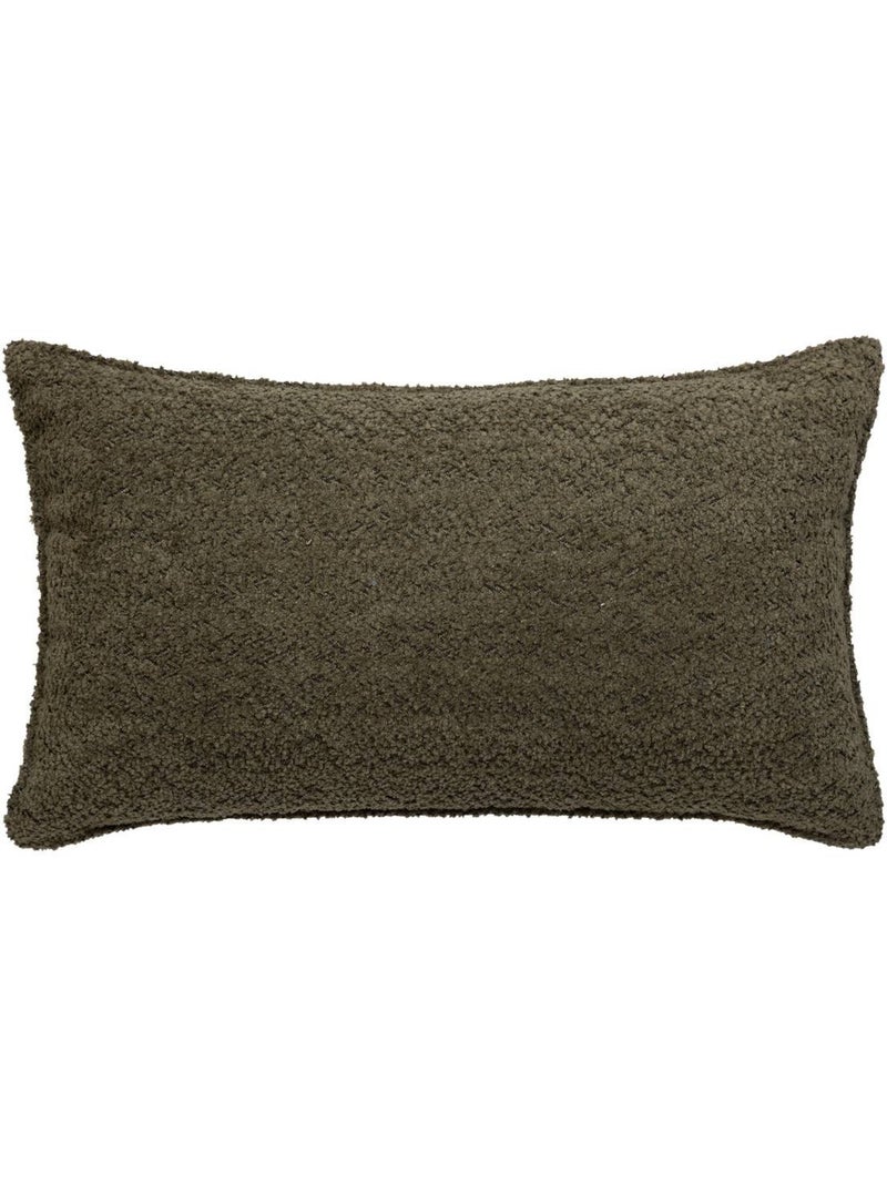 Cuscino bouclette soana verde cachi 30x50 cm Cachi - Kiabi