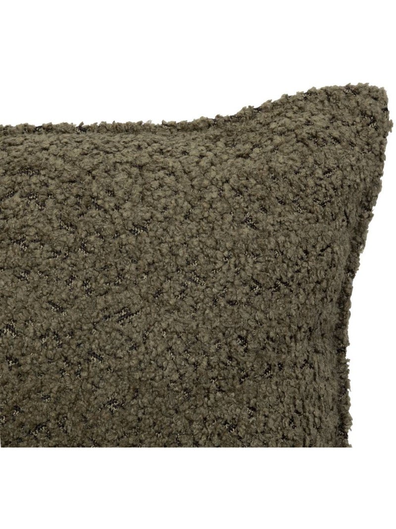 Cuscino bouclette soana verde cachi 30x50 cm Cachi - Kiabi