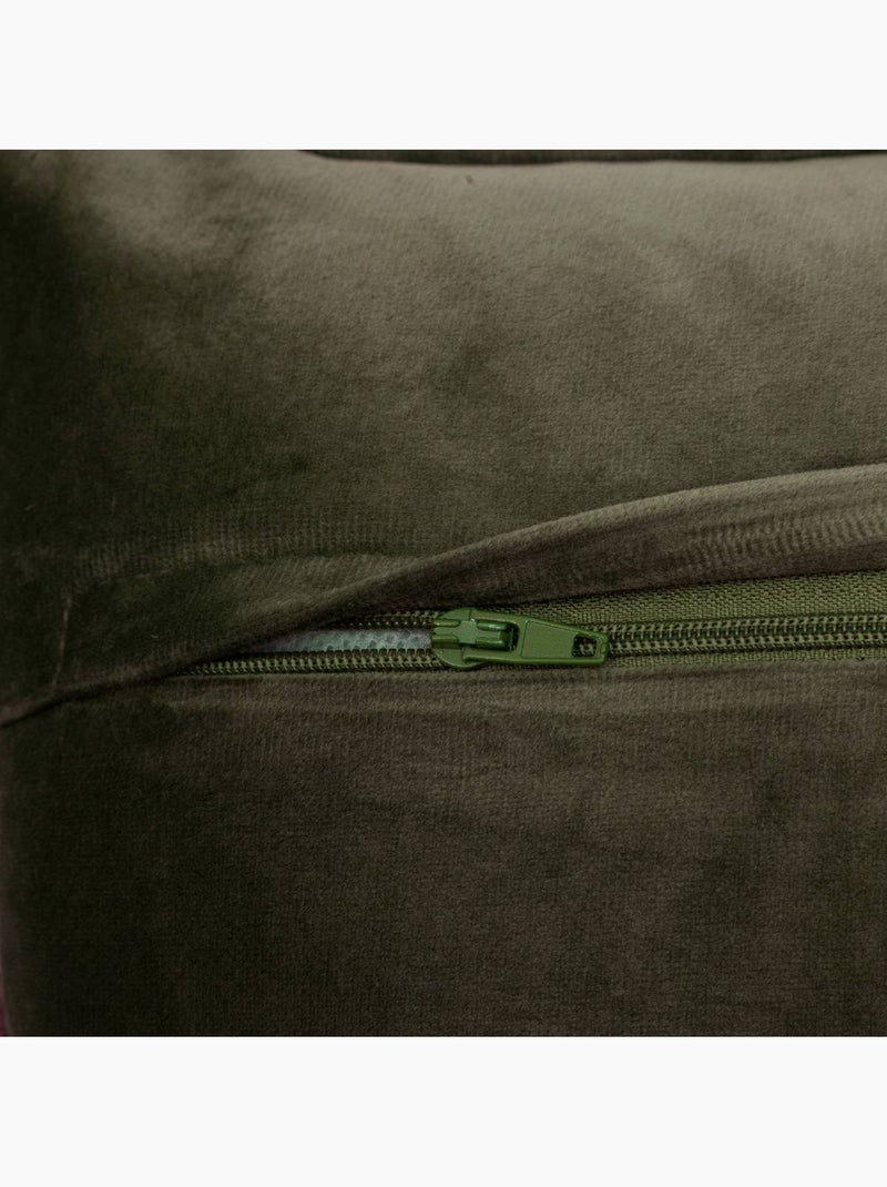 Cuscino bouclette soana verde cachi 30x50 cm Cachi - Kiabi
