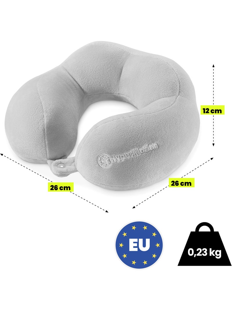 Cuscino cervicale hypermotion da viaggio con supporto ergonomico a 360° Grigio - Kiabi