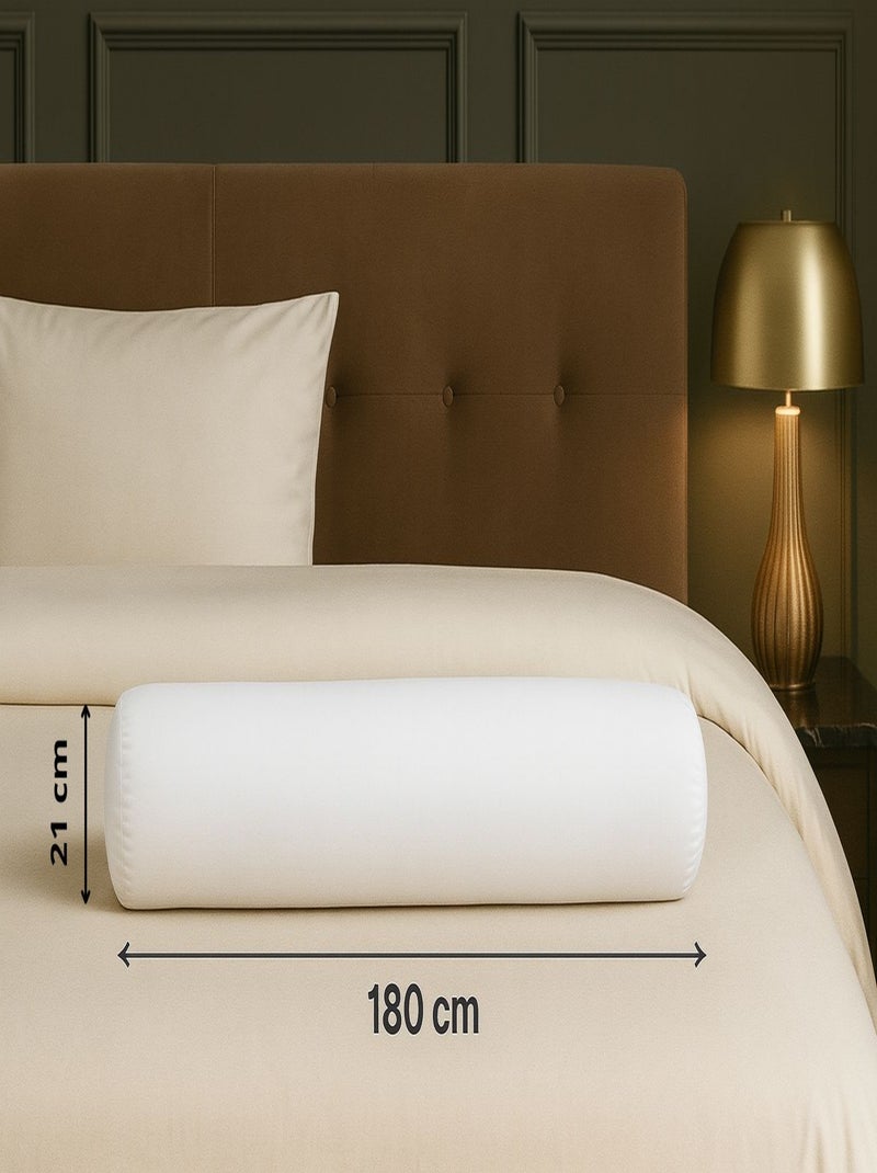 Cuscino cilindrico in Poliestere PROMO LINGE Bianco - Kiabi