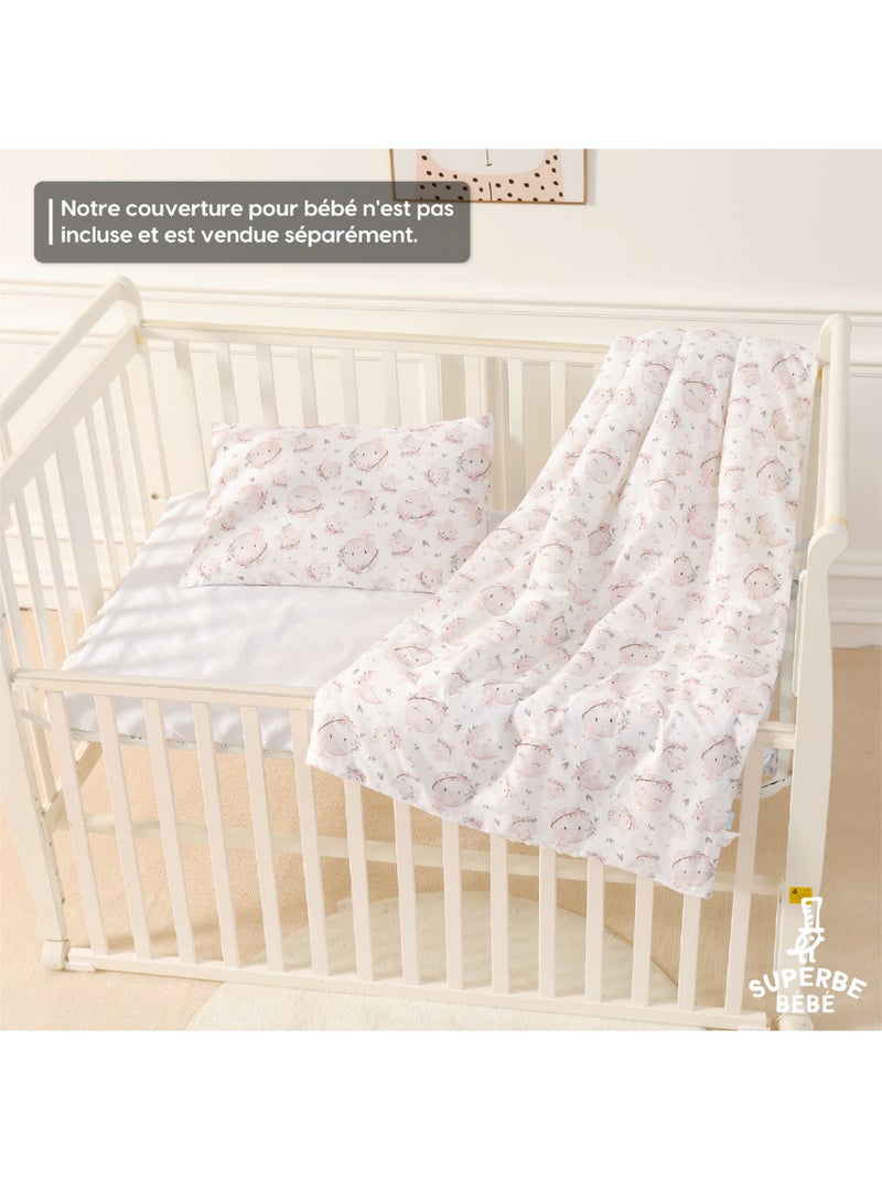 Cuscino con federa inclusa - Cotone OEKO-TEX | SUPERBE BEBE Bianco - Kiabi