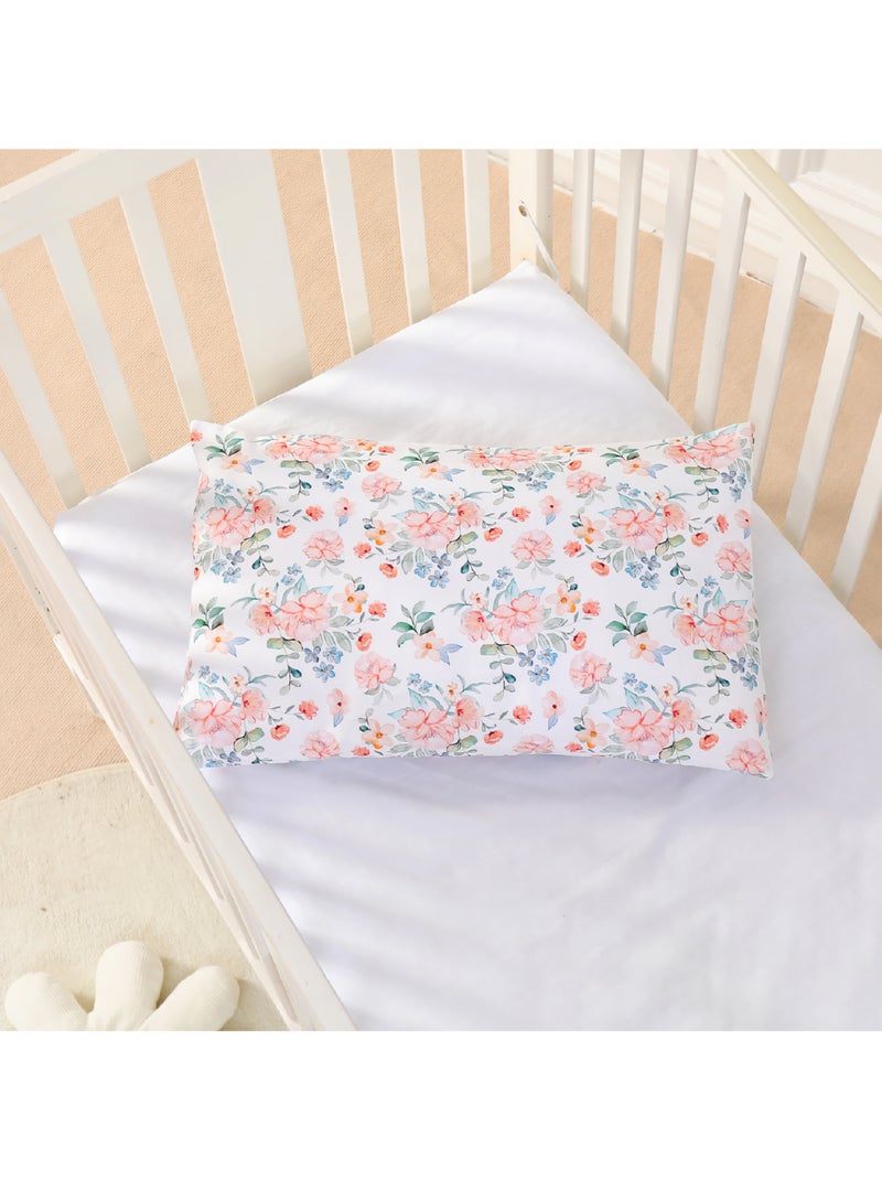 Cuscino con federa inclusa - Cotone OEKO-TEX | SUPERBE BEBE Bianco Rosa Blu - Kiabi