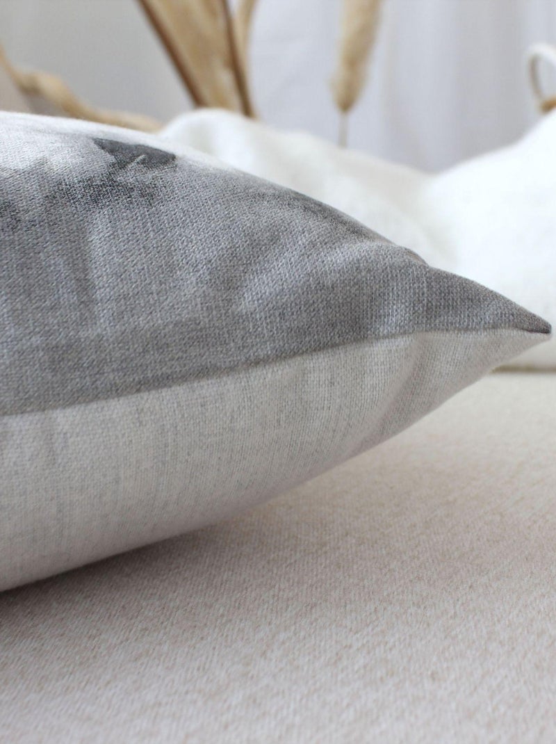 Cuscino con fodera sfoderabile in cotone riciclato Nero - Kiabi