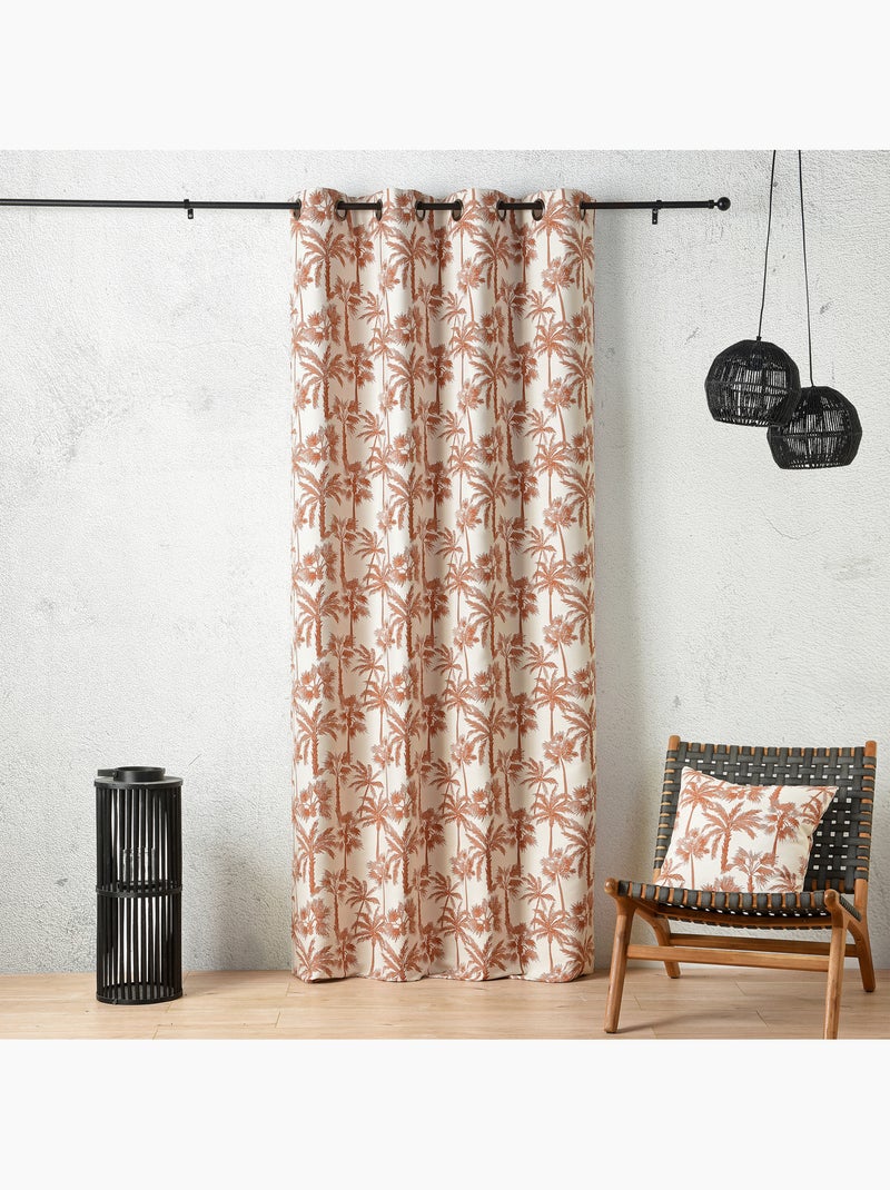 Cuscino con motivo a palma intrecciata Terracotta - Kiabi