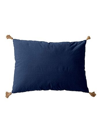 Cuscino con nappe di iuta