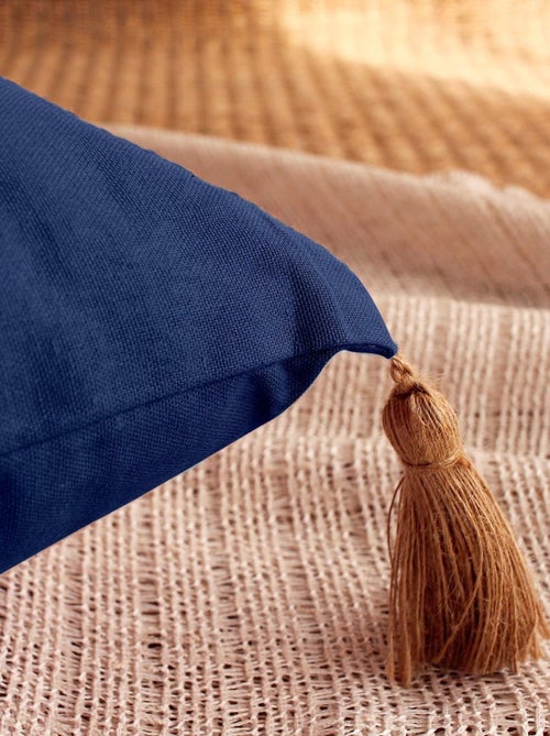 Cuscino con nappe di iuta - Kiabi