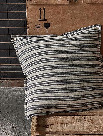 Cuscino con stampa a righe