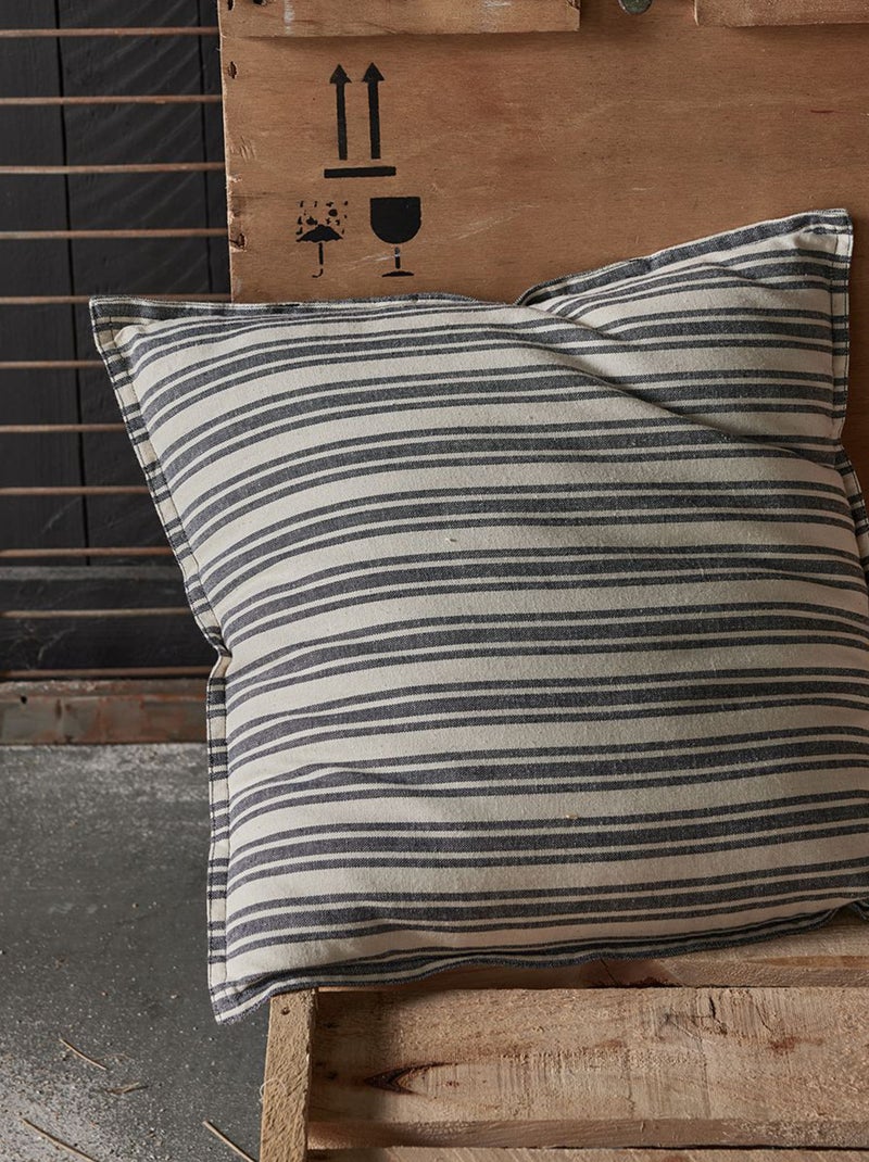 Cuscino con stampa a righe BIANCO - Kiabi