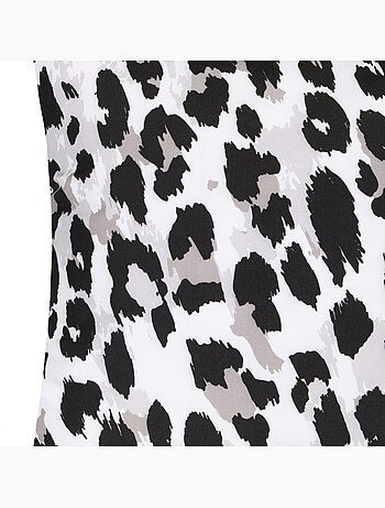 Cuscino con stampa leopardo