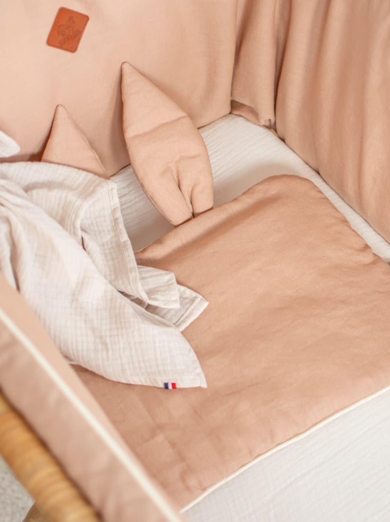 Cuscino coniglio in lino extrapiatto | sevira kids | sevira kids Arancione chiaro - Kiabi