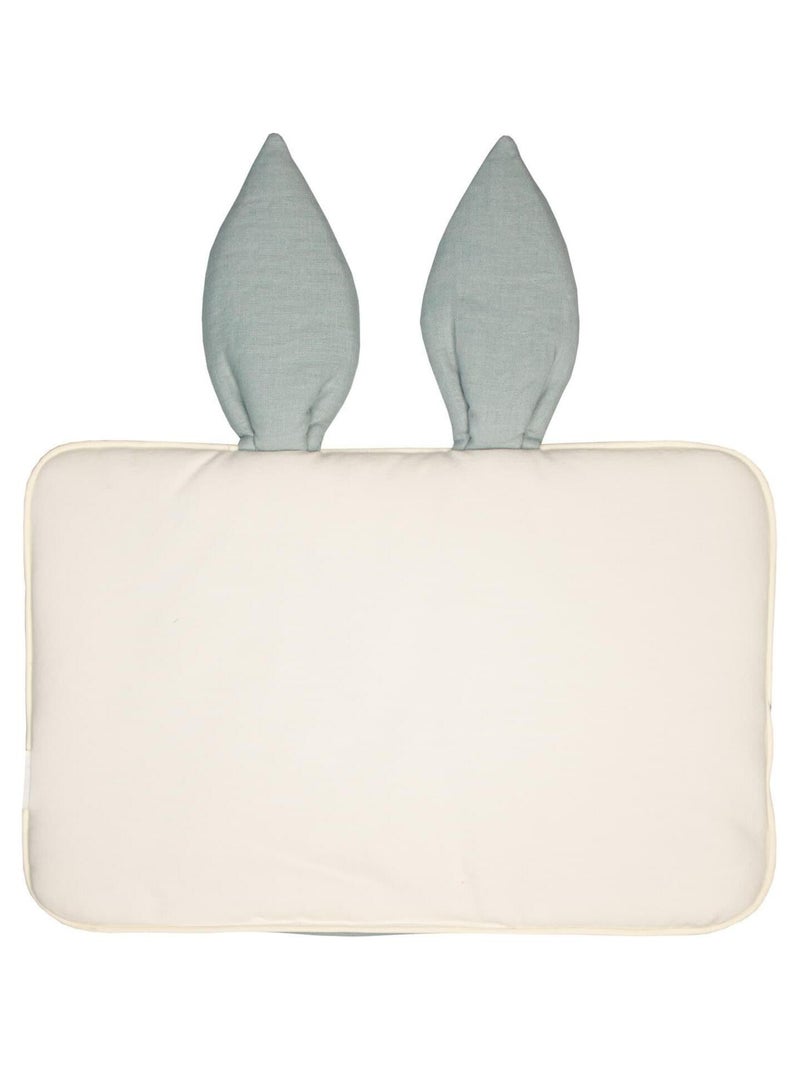 Cuscino coniglio in lino extrapiatto | sevira kids | sevira kids Verde acqua - Kiabi