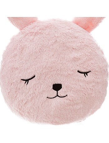 Cuscino coniglio rosa per bambini d28cm