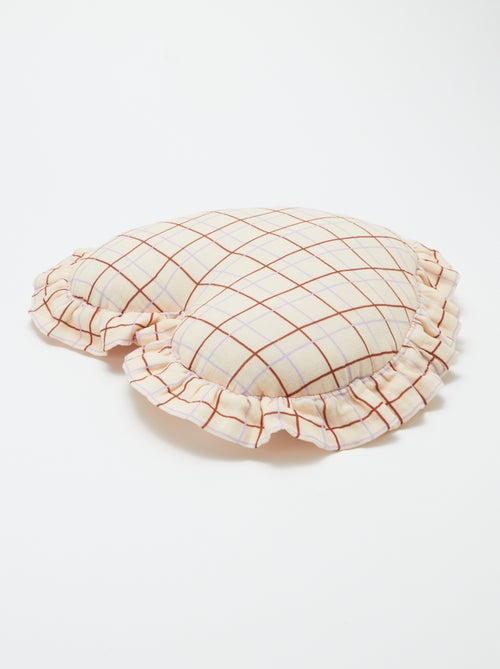 Cuscino cuore in garza di cotone (50 x 45 cm) - Kiabi