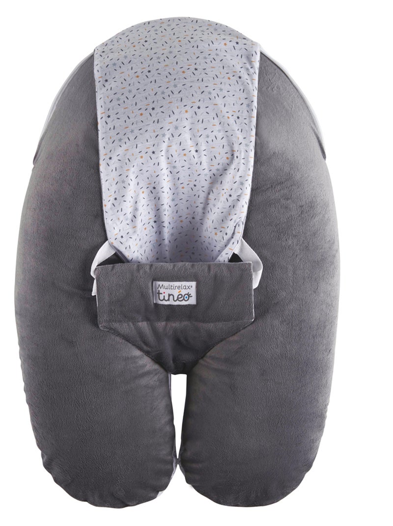 Cuscino da allattamento polivalente ed evolutivo 'Tinéo' grigio - Kiabi