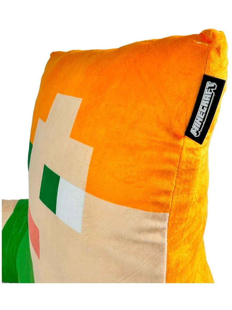 Cuscino da lettura Alex con schienale alto e braccioli "Roba" – Minecraft Verde/Arancione - Kiabi