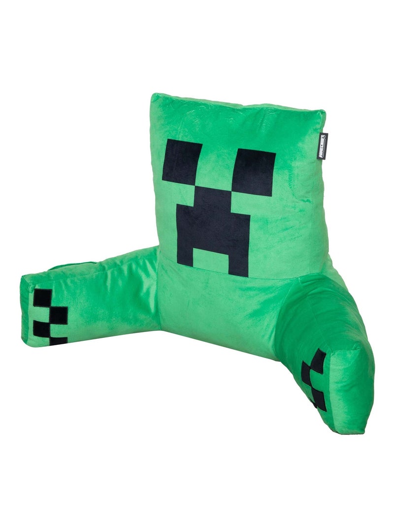 Cuscino da lettura Creeper con schienale alto e braccioli "Roba" – Minecraft Verde - Kiabi