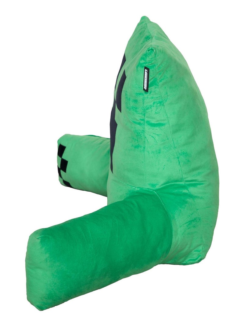 Cuscino da lettura Creeper con schienale alto e braccioli "Roba" – Minecraft Verde - Kiabi