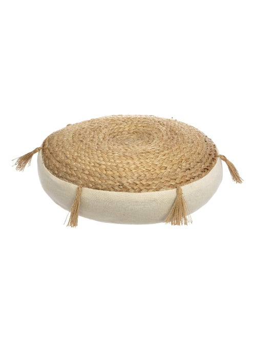 Cuscino da terra in iuta con nappe - Kiabi Cuscino da terra in iuta con nappe - Kiabi