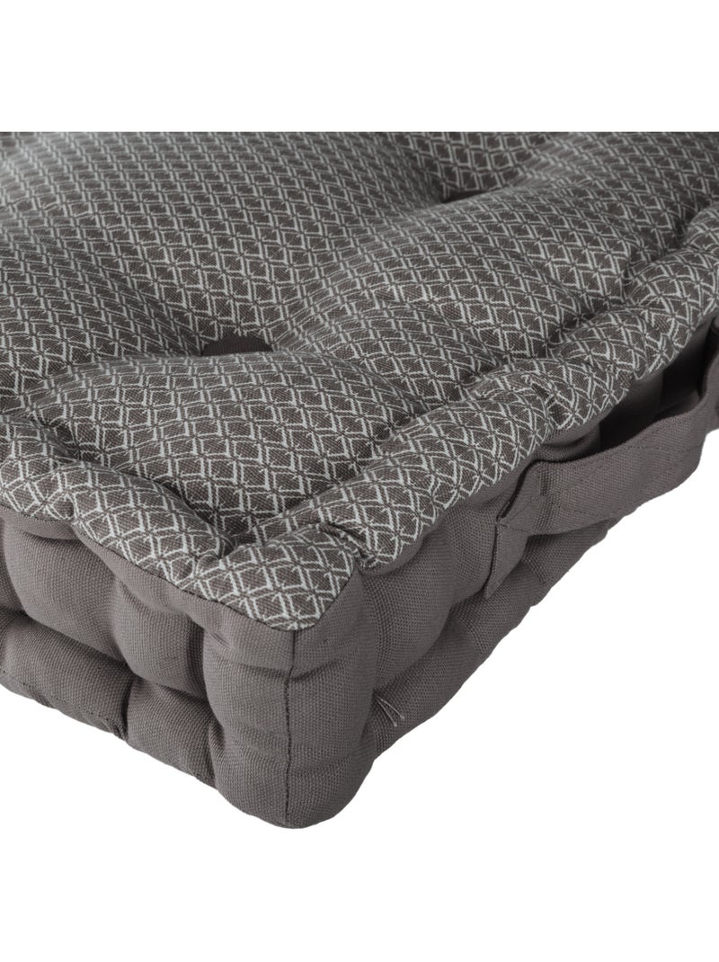 Cuscino da terra in stile geometrico Grigio - Kiabi