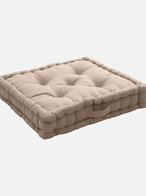 Cuscino da terra liscio in puro cotone - Kiabi