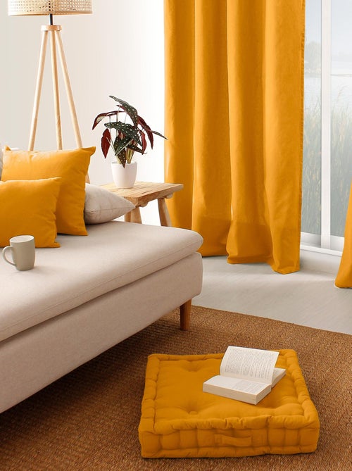 Cuscino da terra liscio in puro cotone - Kiabi