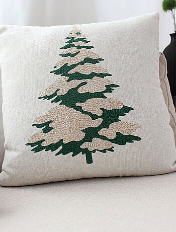 Cuscino decorativo con motivo di abete