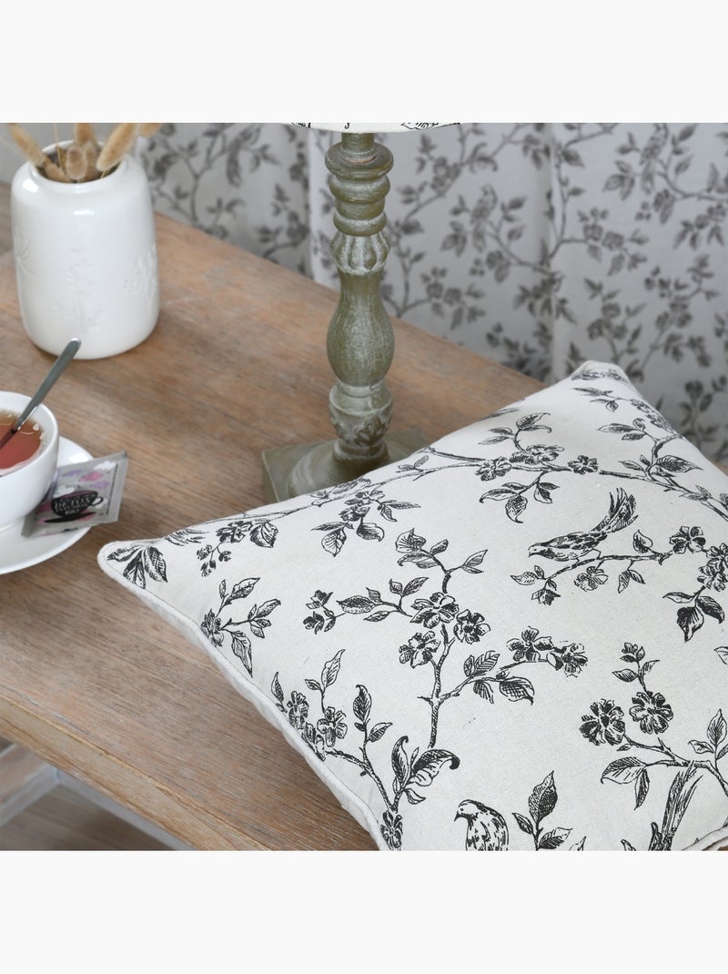 Cuscino decorativo con stampa floreale Ecru - Kiabi