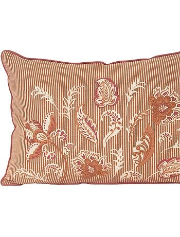 Cuscino decorativo in polilinea con motivo floreale