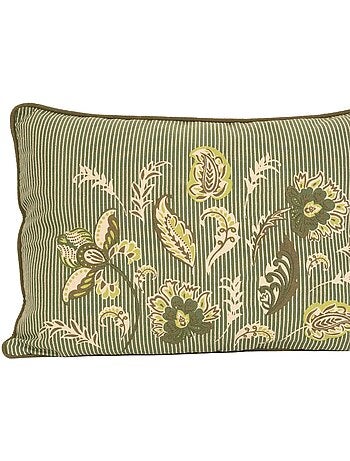 Cuscino decorativo in polilinea con motivo floreale