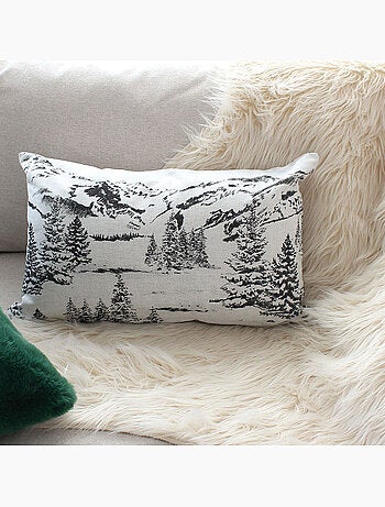 Cuscino decorativo in stile montano, sfoderabile