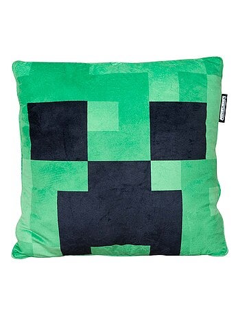 Cuscino decorativo morbido in tessuto vellutato "Roba" – Minecraft Creeper