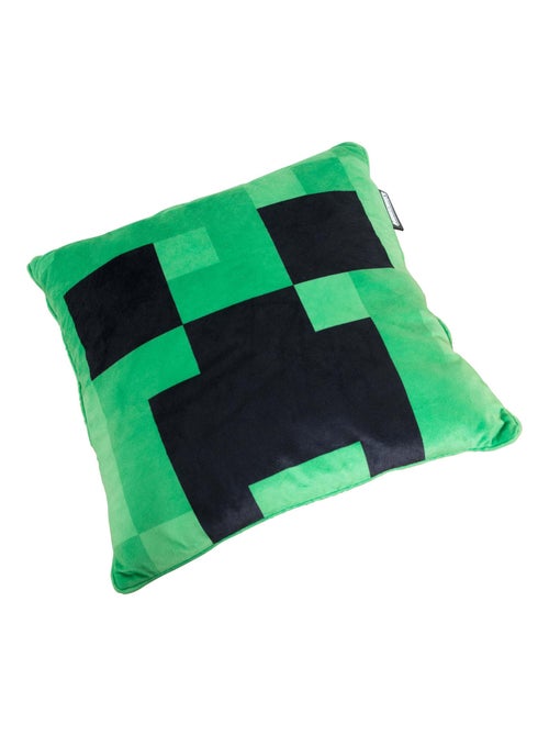Cuscino decorativo morbido in tessuto vellutato "Roba" – Minecraft Creeper - Kiabi