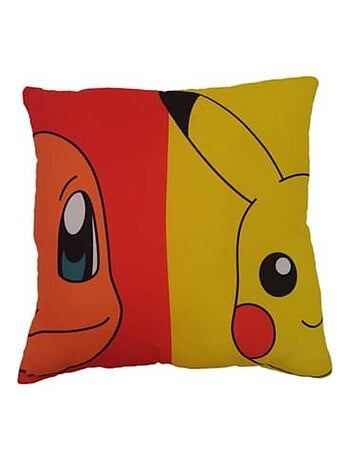 Cuscino decorativo per bambini Pokémon Pikachu, Squirtle, Charmander e Bulbasaur