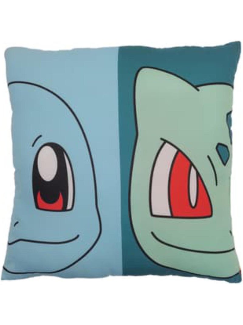 Cuscino decorativo per bambini Pokémon Pikachu, Squirtle, Charmander e Bulbasaur Blu - Kiabi