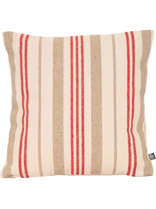 Cuscino decorativo trapuntato a righe in tessuto canvas - Kiabi Cuscino decorativo trapuntato a righe in tessuto canvas - Kiabi