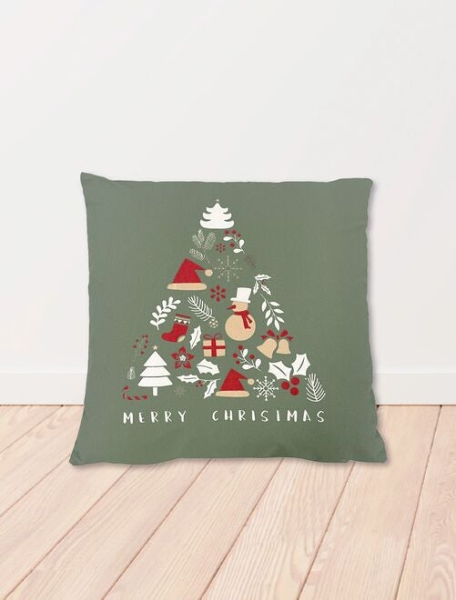 Cuscino di Natale 'Albero Merry Christmas' - Kiabi