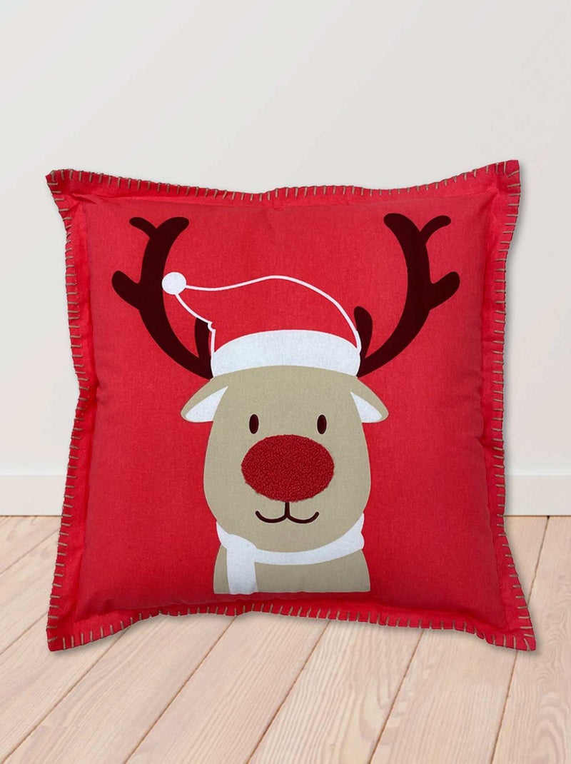 Cuscino di Natale 'Rudolph' ROSSO - Kiabi